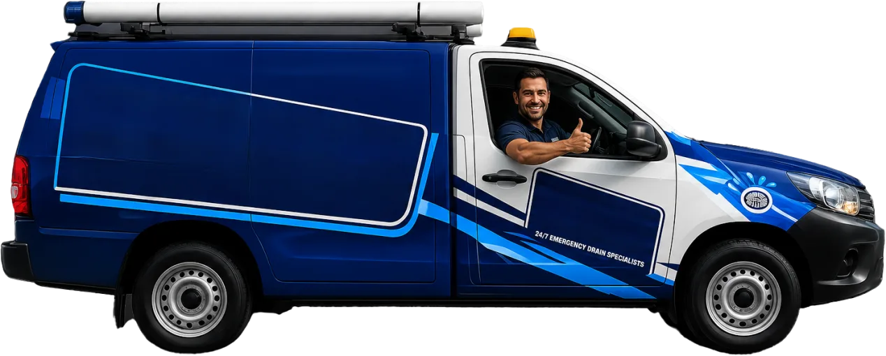 Our drain service van out on a Yarrawarrah job