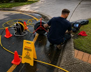 On-site drain inspection at a Yarrawarrah property